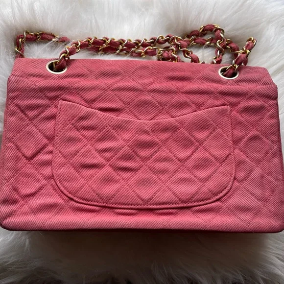 Chanel Denim Single Medium Flap - Picture 2 of 13